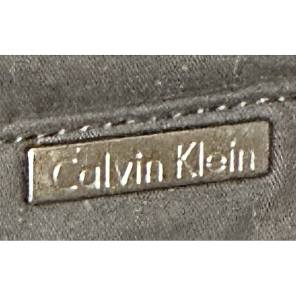 Calvin Klein Mens Pants Slim Fit CK Cotton Blended Black Size 40x32 - Picture 5 of 13